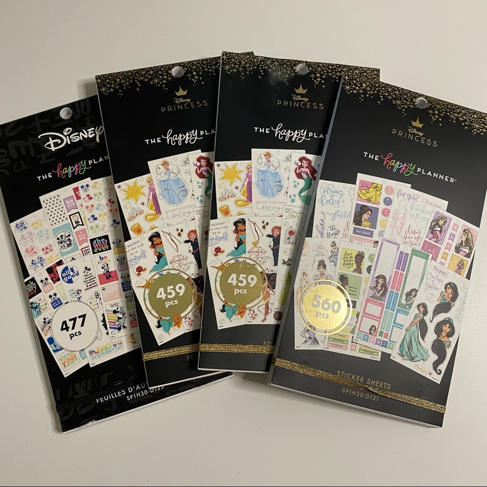 BRAND NEW DISNEY HAPPY PLANNER SET OF 4